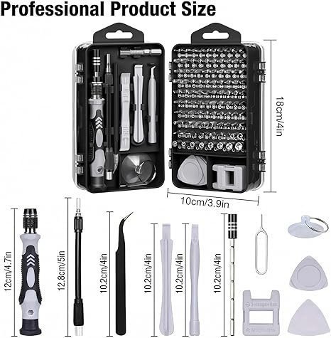 115-Piece Precision Screwdriver Tool Box Kit - Image 2