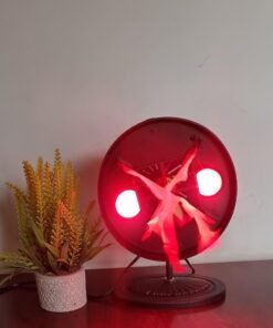 Alternative view of Flammen Lampe Wall Mounted Fireplace Decor