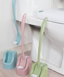 Double Sided Toilet Brush with Stand