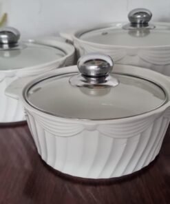 3-in-1 Ceramic Serving Dish Casseroles Set - Image 9