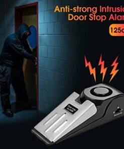 Alternative view of Upgraded Door Stopper Alarm WITH FREE BATTERIES Portable 120db Wedge Security Floor Door Stops Adjustable Sensitivity
