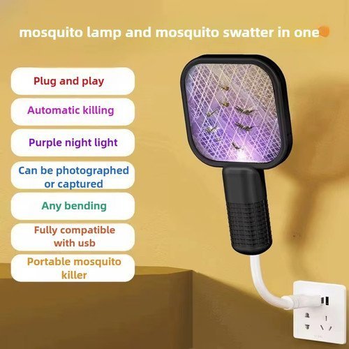 USB Mosquito Swatter Rechargeable Electric Fly Killer - Image 3