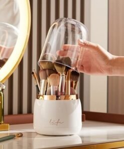 Alternative view of 360° Rotating Makeup Brush Organiser