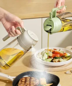 2 in 1 Oil Jar That Pours and Sprays Oil