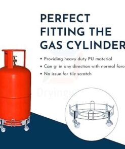 Stainless Steel Movable Gas Cylinder Trolley - Image 3