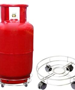 Stainless Steel Movable Gas Cylinder Trolley - Image 4