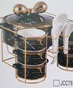 Gucci 16-Piece Ceramic Soup Set + Burner - Image 5