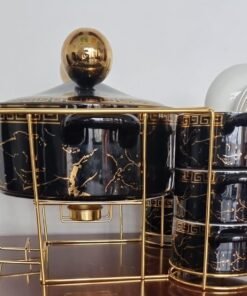 Gucci 16-Piece Ceramic Soup Set + Burner - Image 11